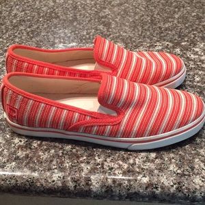 COPY - Chaps orange / white size 7 like new